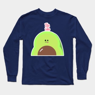 Stupid Avocado, Lilla The Lamb Long Sleeve T-Shirt